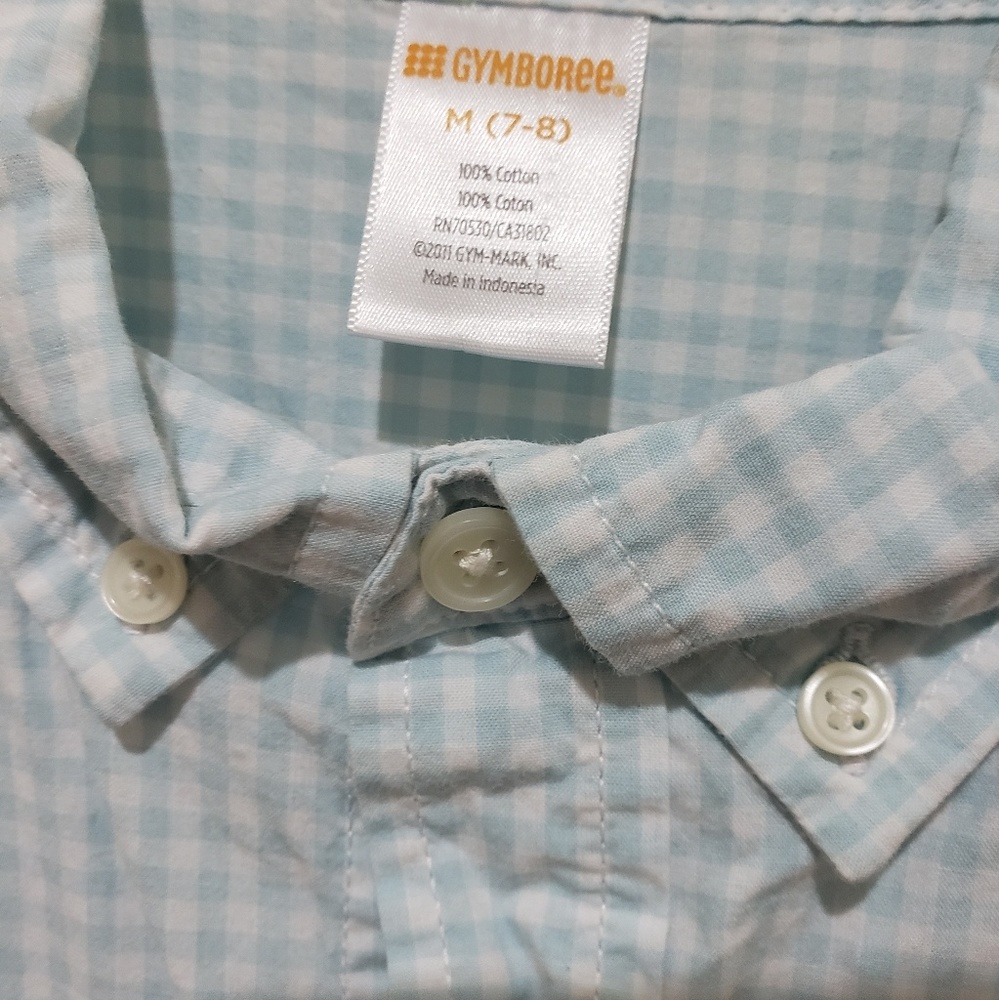 Gymbo boy's shirt sz 7-8